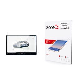 Yeni Tesla Model Y Juniper 2025 Zore Seri 2in1 Temperli Cam Araç Multimedya Ekran Koruyucu