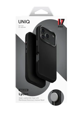 Alternative view of Uniq Apple iPhone 17 Pro Lyden Magsafe Deri Kapak