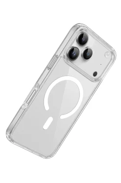 Alternative view of iPhone 17 Pro Max Kılıf Pc Real Magsafe Kapak - Şeffaf