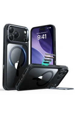 ESR Apple iPhone 17 Pro Classic Hybrid Magsafe Standlı Kapak - Siyah