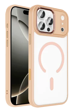 Joko Apple iPhone 17 Pro Max Terea Magsafe Kapak - Pembe