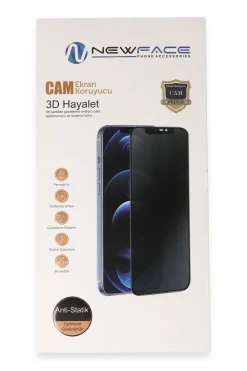 Newface iPhone 17 Pro 3D Antistatik Hayalet Cam Ekran Koruyucu