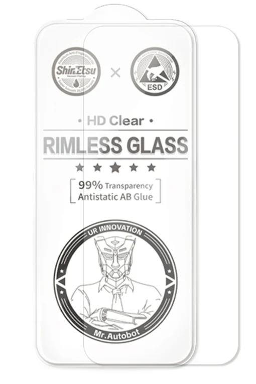 URR Apple iPhone 17 Pro Rimless Entire Clear Cam Ekran Koruyucu - Şeffaf - Görsel 4
