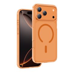 Keephone Apple iPhone 17 Pro Max Hybrid Pro Magsafe Kılıf - Turuncu