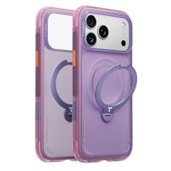 Torras Apple iPhone 17 Pro Max O Stand Spin Air Serisi Magsafe Kılıf - Mor